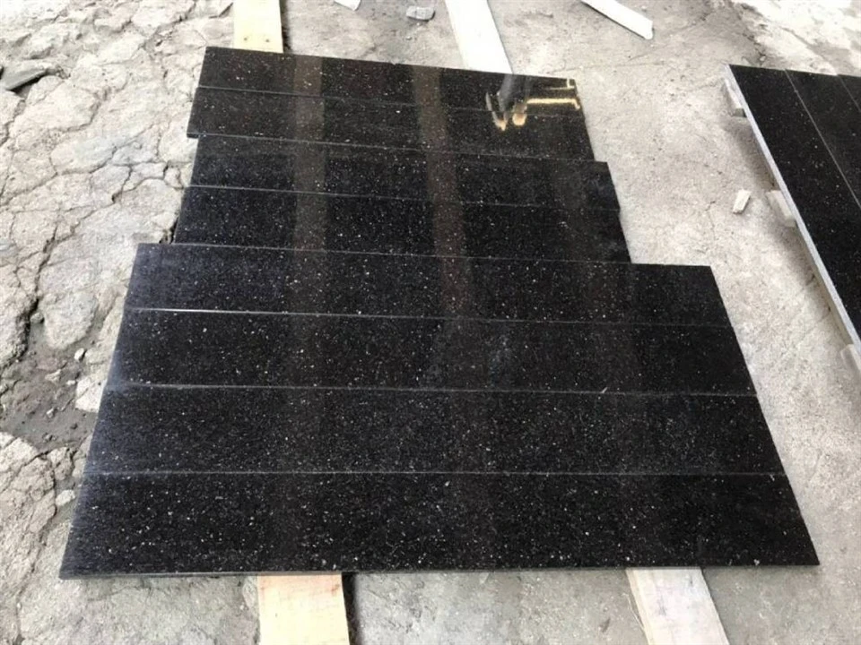 Black Galaxy Granite Skirting