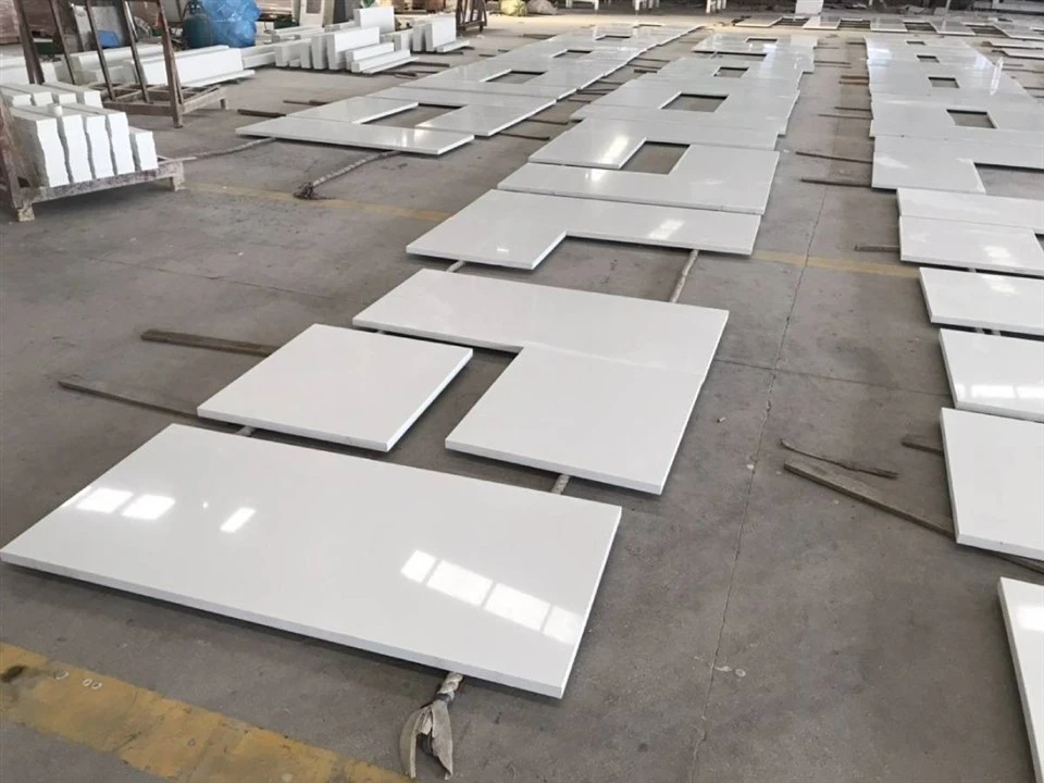 Hospitality White Quartz Kitchen Islands Supplier